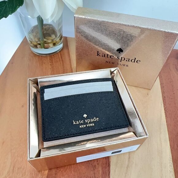 NWT‎ Kate Spade Glimmer Small Slim Card Holder - Picture 3 of 8